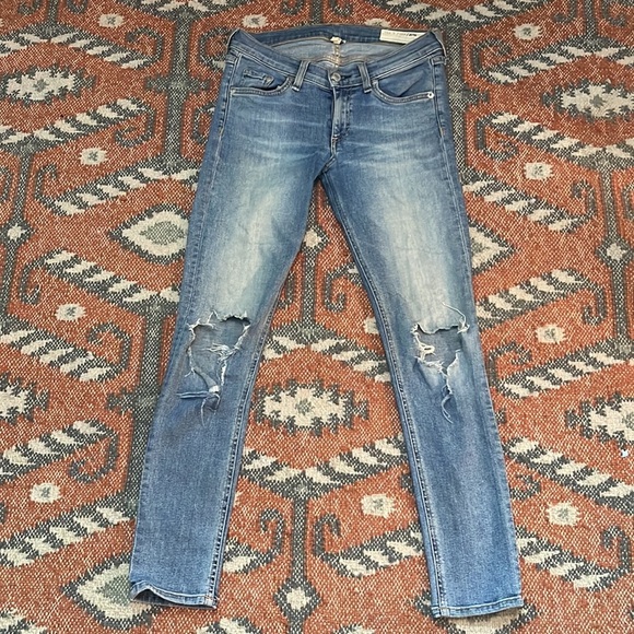 Rag & Bone Mid Rise Capri in Murray size 26 - Picture 3 of 9